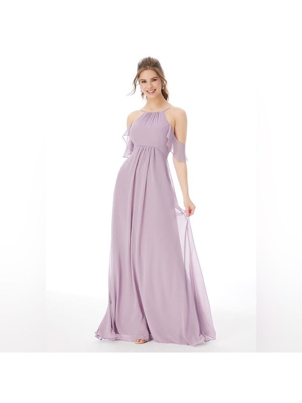 Morilee Madeline Gardner Bridesmaid Gown French Lilac Size 6 13107
